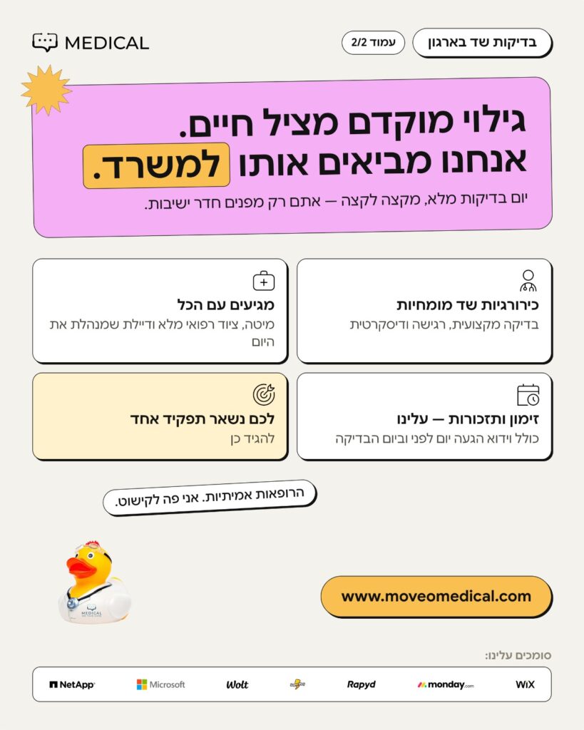 מדיקל פלייר גילוי מוקדם